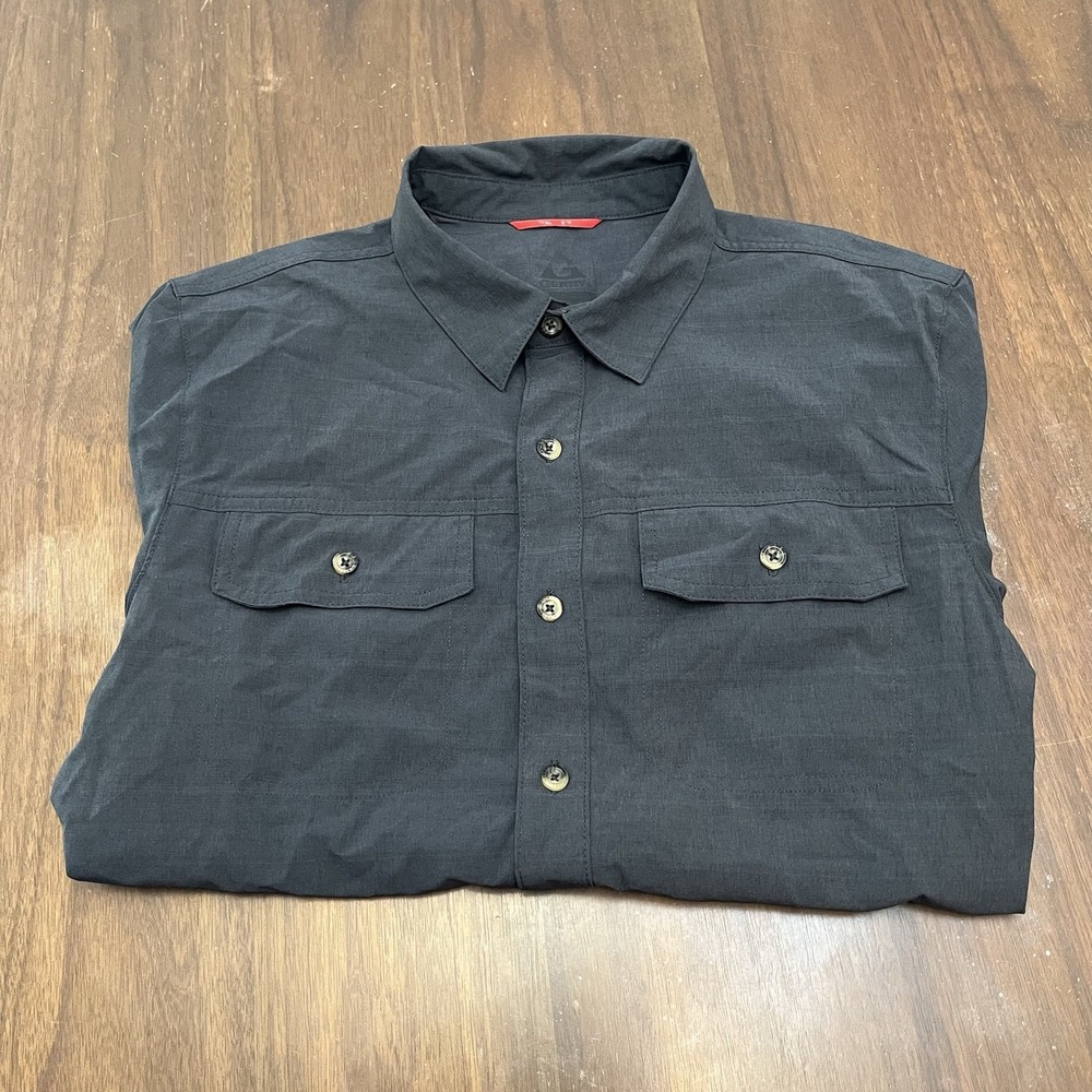 Gerry's Men's M Black Short Sleeve Button-Up Shirt
